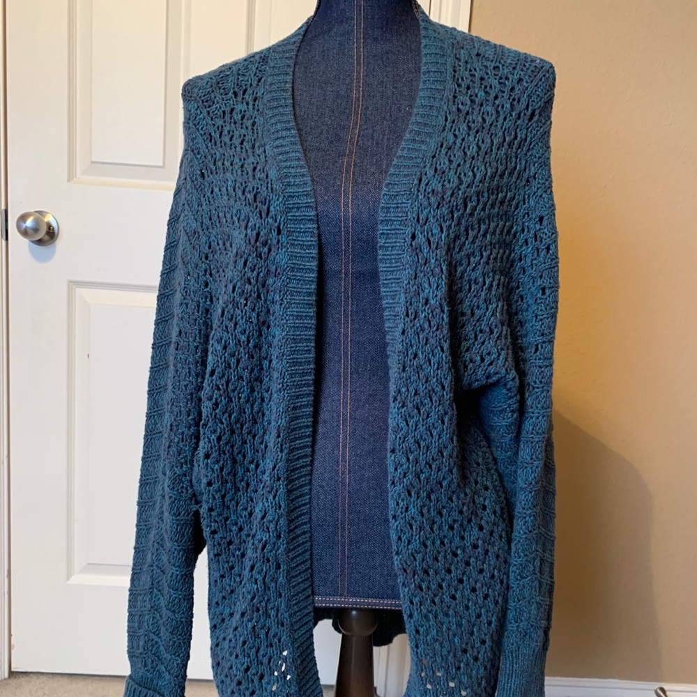 Blue Comfy Cardigan